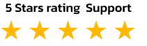 5 stars rating